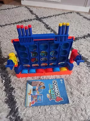 Buy Hasbro Connect 4 Blast Game With 2 Nerf Blasters • 12£