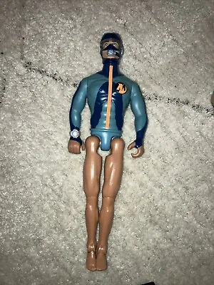 Buy Action Man Aqua Mission Scuba Swimmer Blue Diver Face Mask Goggles Hasbro 2002 • 7.99£