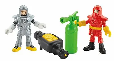 Buy Fisher-Price Imaginext CITY AIRPORT FIREFIGHTERS Playset & Figures Toy • 5.99£