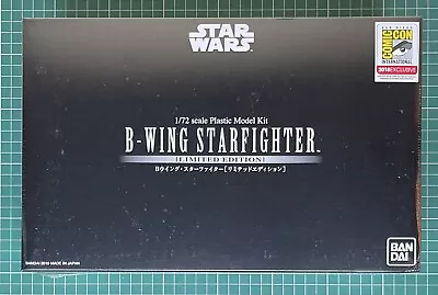 Buy Star Wars : B-Wing Starfighter SDCC Exclusive LED 1/72 Scale Model Kit By Bandai • 135£