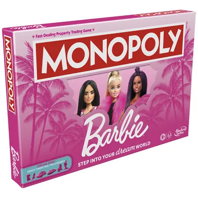 Buy Monopoly Barbie Edition Hasbro Board Game Barbie Doll Themed • 24.49£