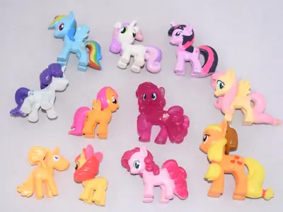 Buy 11x My Little Pony Mini Figures Applejack Pinkie Pie Cake Toppers Toys Bundle D6 • 6.74£