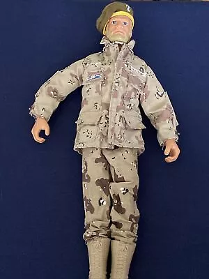 Buy GI Joe Action Man Figure. Hasbro 1992  With Uniform, Boots, Beret & Dog Tag • 13.50£