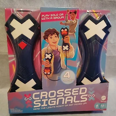 Buy Mattel Games ​CROSSED SIGNALS Electronic Game With Pair Of Talking Light Wands • 14.90£