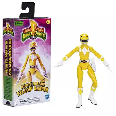 Buy Power Rangers Mighty Morphin Yellow Ranger 15.5 Cm Hasbro Superhero Action Figur • 12.43£
