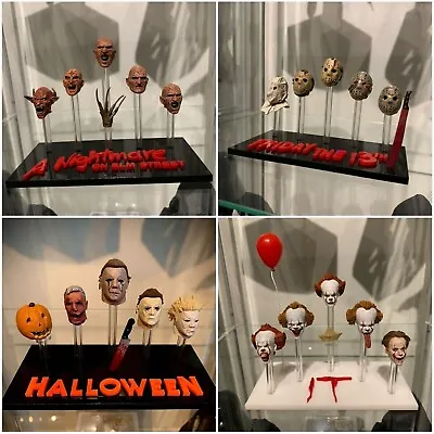 Buy Custom Neca Stands For Pennywise, Freddy, Jason And Myers. See Description  • 50£