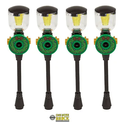 Buy Christmas Lamp Posts X4 | Xmas Winter Village Wreath | Kit Made With Real LEGO • 6.99£