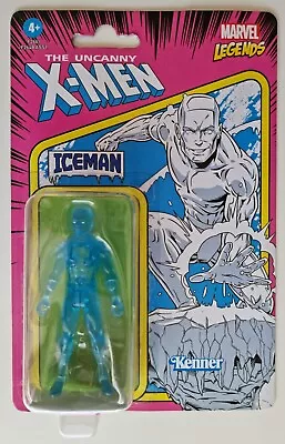Buy Action Figure - ICEMAN Marvel Legends Kenner Retro Hasbro 2021 3.75  - Sealed • 17.99£