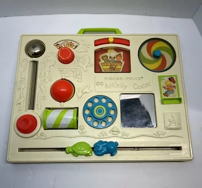 Buy Vintage Fisher Price Busy Baby Crib Toys Discovery Interactive Activity Center  • 26.45£