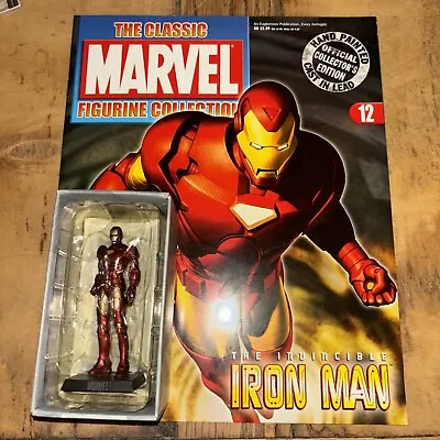 Buy Eaglemoss The Classic Marvel Figurine Collection No.12 IRON MAN, Inc. Magazine • 10£