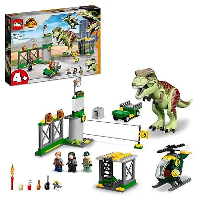 Buy 76944 LEGO Jurassic World T. Rex Dinosaur Breakout Playset  4+ • 34.85£