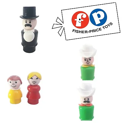 Buy Vintage Fisher Price Little People Figures And Vehicles • 5.99£