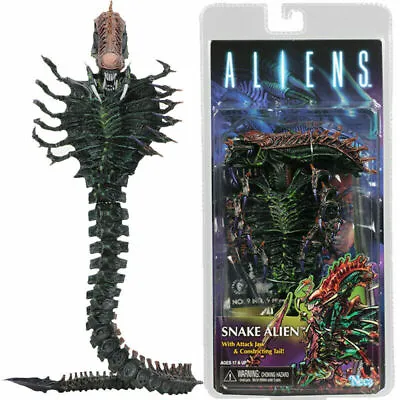 Buy NECA Snake Alien 7  Action Figure Series 13 Aliens Movie Collection W Attack Jaw • 23.99£
