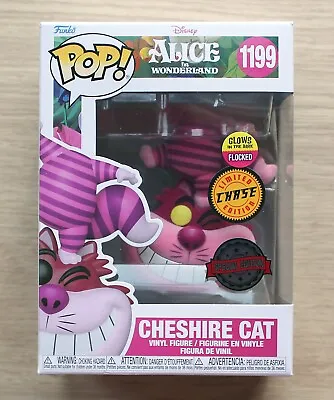 Buy Funko Pop Disney Cheshire Cat Flocked GITD CHASE (Box Damage) + Free Protector • 49.99£