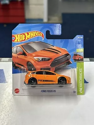 Buy Hot Wheels HW Hatchbacks 3/5 Ford Focus RS Orange Short Card • 5.49£