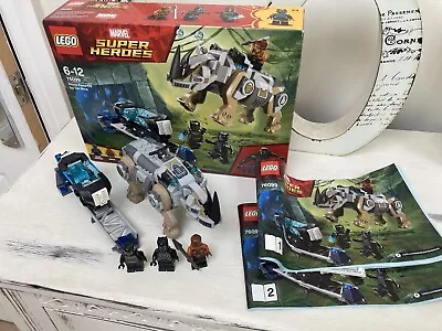 Buy Lego 76099 Marvel Super Heroes, Rhino Face-Off By The Mine, Complete • 17.50£