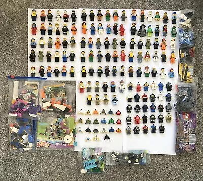 Buy 100 Complete LEGO Minifigures Bundle Job Lot And Extra Parts 10 Complete Sets • 80£