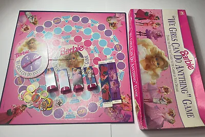 Buy Barbie Board Game  We Girls Can Do Anything  Golden 1991 Mattel • 14.45£