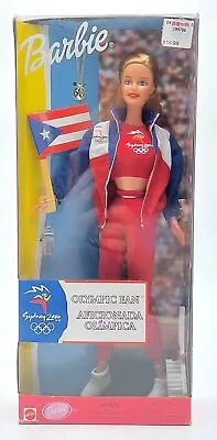 Buy 2000 Olympic Games Sydney Puerto Rican Fan Barbie Doll / Mattel 26053, NrfB • 56.23£