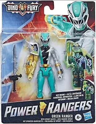 Buy POWER RANGERS • Dino Fury • Green Ranger 6  Action Figure With Sprint Sleeve • 18£