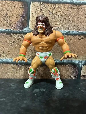 Buy WWF Hasbro Ultimate Warrior Wrestling Figure Series 2 1991 Titan Sports • 9.99£