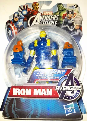 Buy Hasbro  Avengers Assemble - 3 3/4  Shock Blasters Iron Man 2013 MIB • 10£