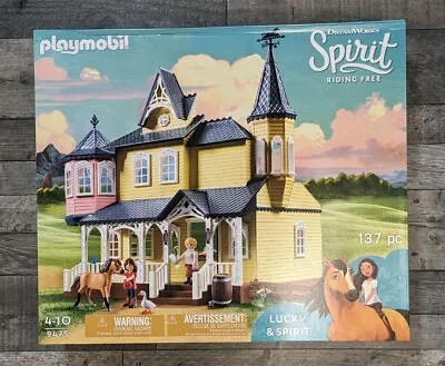 Buy Playmobil Kids Playset Dreamworks Spirit Riding Free Luckys House 9475 137 Piece • 87.99£
