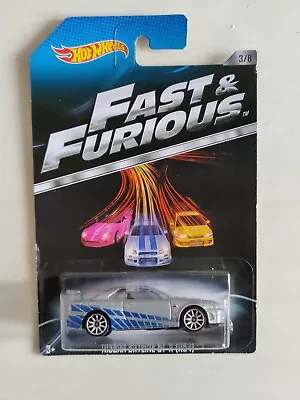Buy Hot Wheels 2014 Fast Furious Nissan Skyline GT-R R34 3/8 Sealed Blister Pack • 29.99£