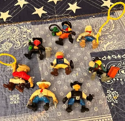 Buy Fisher Price Cowboys Robbers Great Adventures Western Town Lot Of 8 Figures 1990 • 17.37£