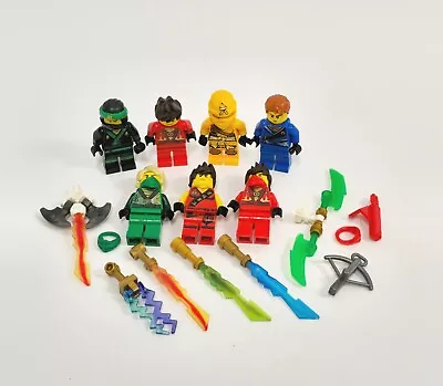 Buy Lego Minifigures Bundle Ninjago X 7 With Weapons Genuine       16 • 24.99£