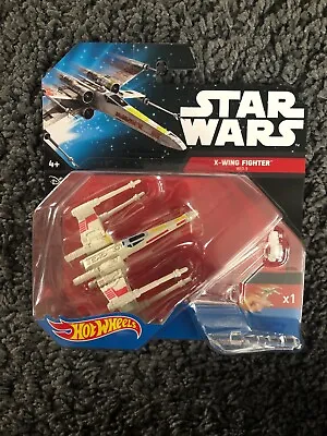 Buy Hot Wheels Star Wars X-Wing Fighter Red 5 - CGW67 - NEW • 9£