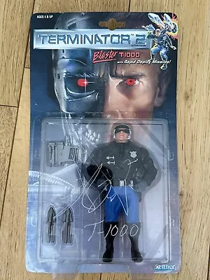 Buy Kenner Terminator 2  T-1000 T2 Figure Sealed Hand Signed Robert Patrick • 79.99£