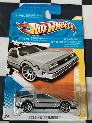Buy Hot Wheels 2011 HW Premiere Back To The Future Time Machine Long Card 18/244  • 14.99£