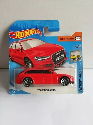 Buy 2018 Hot Wheels 17 Audi Rs 6 Avant Factory Fresh 5/10 • 10.19£