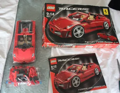 Buy Lego Racers 8671 Ferrari F430 Spider 100% Complete, With Box And Instructions • 49£