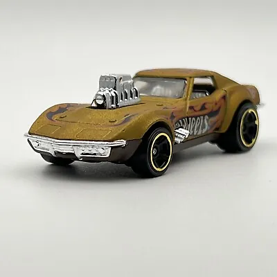 Buy Hot Wheels '68 Corvette Gas Monkey Garage Gold 2023 1:64 Diecast Car - Mint • 3£