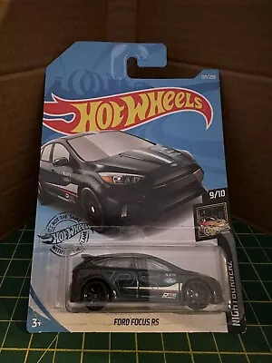 Buy Hot Wheels Ford Focus RS Black Long Card 139/250 New • 8.95£