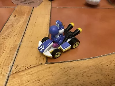 Buy Hot Wheels Mario Kart Die-cast Vehicle Yoshi DARK BLUE/Purple Standard Kart • 7.75£