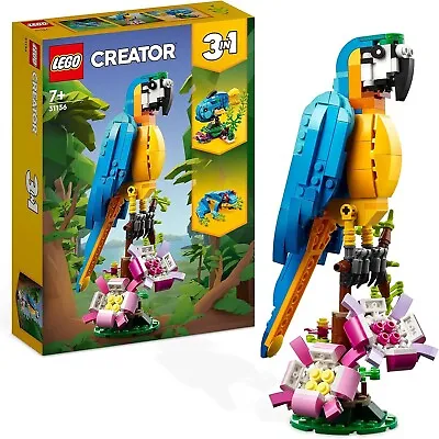 Buy LEGO Creator: 3 In 1 Exotic Parrot Set 31136 • 15.39£