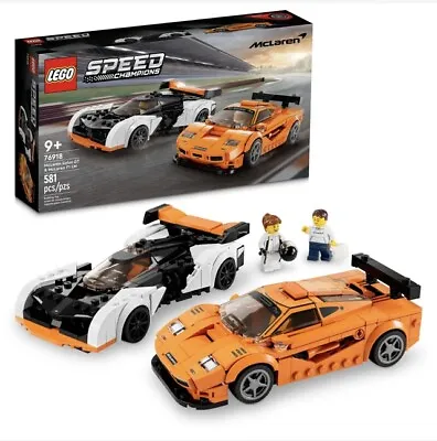 Buy LEGO SPEED CHAMPIONS: McLaren Solus GT & McLaren F1 LM (76918). Brand New Sealed • 27£