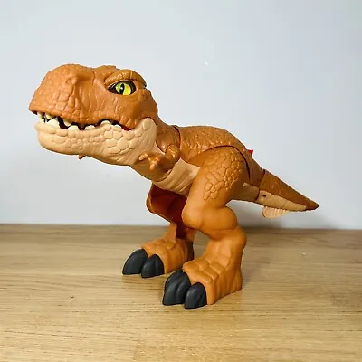 Buy Imaginext Jurassic World T-Rex Thrashing Action Fisher Price Dinosaur Toy Figure • 11.50£