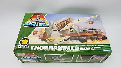 Buy Vintage 1989 Kenner Mega Force Thorhammer V-Rocs Mobil Launch Complex Boxed • 50£