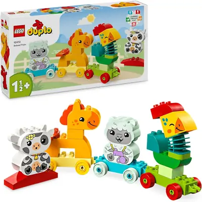 Buy LEGO DUPLO 10412 My First Animal Train Toy Toddlers Creative Bricks Learning Set • 22.99£