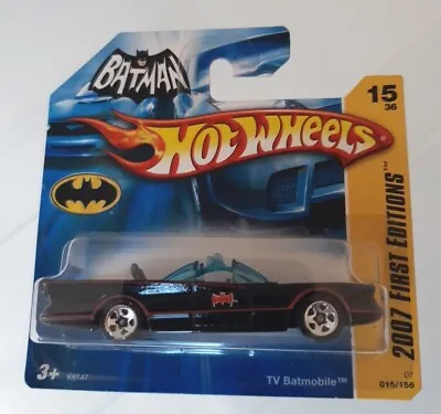 Buy Hot Wheels TV Batmobile - 2007 First Editions - Batman - 15/156 • 12£