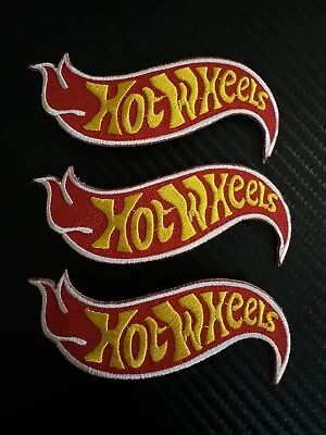 Buy 🔥🛞(3) Hot Wheels Retro Mattel Toys Old Stock Embroidered Logo Patches🔥🛞 • 14.17£