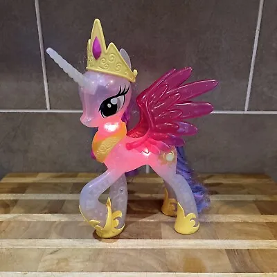 Buy My Little Pony Movie Glitter & Glow Princess Celestia Figure Good Used Condition • 7.99£