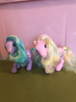 Buy Vintage My Little Ponies 'Cup Cake' & 'Lickety Split' Gen 3 Hasbro 2002 • 3£