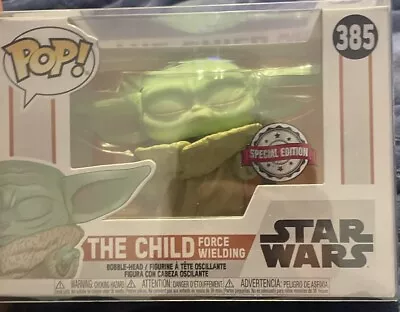 Buy Star Wars Mandalorian POP The Child Baby Yoda Force Wielding 385 Special Edition • 10.11£