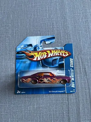 Buy 2008 Hot Wheels Stars ‘65 Chevy Impala #058/172 Short Card Pink • 3.99£