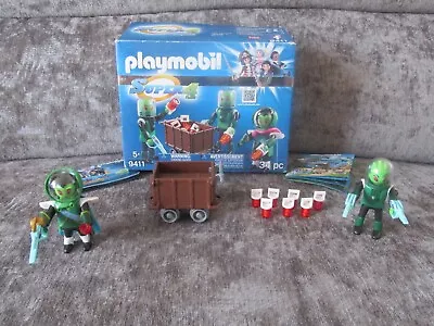 Buy PLAYMOBIL Super 4  9411 Sykronians Playset Aliens/Space Action Figures Boxed • 2.99£